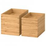 DRAGAN ДРАГАН Набор для ванной, 4 предмета, бамбук IKEA - фото