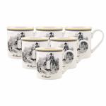 Набор кружек Villeroy & Boch Audun, 6 предметов, 250 мл, белый/черный - фото 2