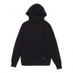 Куртка essentials pullover hoodie 'black' Converse, черный - фото