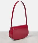 Вольтер мини кожаная сумка через плечо Saint Laurent, New Cherry Jam - фото 4
