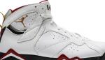 Кроссовки Air Jordan 7 Retro Cardinal 2011, белый - фото 2
