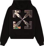 Худи Off-White Sprayed Caravaggio Over Hoodie 'Black/White', черный - фото 3