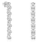 Серьги Tous Bold Bear Long With Bear Motifs, серебро - фото