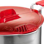 Набор столовый Forcalz Trek 500 из нержавеющей стали на 1 человека, серый / синий / красный - фото 7