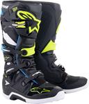 Alpinestars Tech 7 Ботинки для мотокросса, черный/синий/желтый - фото 2