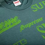 Футболка Supreme Multi Logo Tee 'Dark Teal', бирюзовый - фото 3
