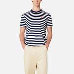 Футболка унисекс синяя/белая Amiparis, синий - фото 2