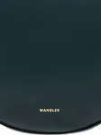 Сумка-шоппер Wandler в форме полумесяца, зеленый - фото 5