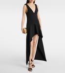 Мини-платье с драпировкой JW Anderson, черный - фото 2