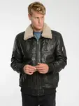 Кожаная куртка JCC "3102245", черный - фото