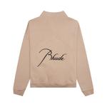 Толстовка Rhude Logo Embroidered High Neck 'Sand', загар - фото 2