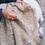 Brentwood Плед POM POM AT HOME, коричневый/бежевый - фото 2