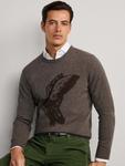 Свитер Hackett London INTARSIA DUCK, Chocolate - фото 8