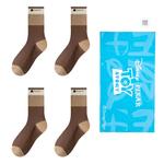 Набор из 4 пар унисекс носков Crew Disney, коричневый - фото 3