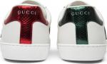 Кроссовки Gucci Ace Embroidered Snake, белый - фото 7