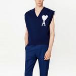 Ами Безрукавный Свитер AMIPARIS, Синий - фото 5