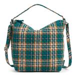 Сумка Vera Bradley Oversized Hobo Shoulder, зеленый - фото
