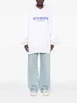 Худи с логотипом VETEMENTS, белый - фото 3