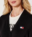 Кардиган необходим Oversize fit Tommy Jeans, черный - фото 4