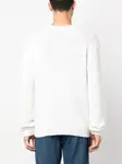 Джемпер с круглым вырезом A.P.C., белый - фото 4