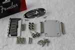 Новый Fender American Standard Hardtail Chrome Stratocaster Body Hardware Set Strat - фото 3