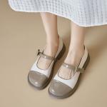 Туфли Мэри Джейн женские Josiny, бежевый/черный - фото 9