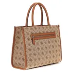 Сумка-тоут Guess Neda 2 Comp, коричневый - фото 2