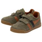 Детские кроссовки на липучках Gola Harrier Strap Trainer - фото 3