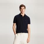 Мужская поло Tommy Hilfiger, темно-синий - фото 7