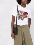 Футболка с графичным принтом DSQUARED2, белый - фото 3