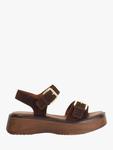 Сандалии Luno Suede Flatform Dune London, Brown - фото