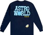 Лонгслив Cactus Jack by Travis Scott I Wish You Were Here Astroworld Long-Sleeve Tee 'Black', черный - фото 3