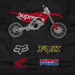 Рубашка Supreme x Honda Fox Racing Work Shirt 'Black', черный - фото 4