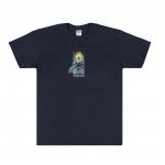 Футболка Supreme Ghost Rider, тёмно-синий - фото