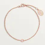 Браслет Cartier d'Amour XS, розовое золото/бриллиант - фото