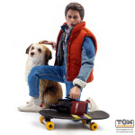 Коллекционные фигурки Hot Toys Back To The Future, Marty McFly And Einstein MMS573, 28 см/8 см - фото 4