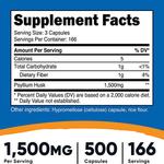 Псиллиум Nutricost, 500 капсул - фото 4