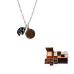 HERMES Металлическое колье унисекс серебро - фото