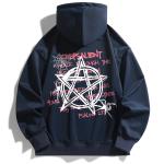 Толстовка унисекс KS, Черный на флисовой подкладке - фото 3