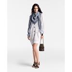 Шаль из денима с монограммой Louis Vuitton, синий - фото 4