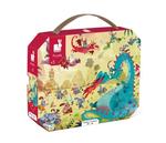 Janod, пазл, в чемодане, Драконы, 54 шт. - фото 2