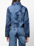 Джинсовая куртка с графичным принтом Ahluwalia, синий - фото 4