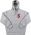 Толстовка Supreme S Logo Hooded Sweatshirt 'Heather Grey', серый - фото