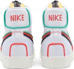 Кроссовки Nike Blazer Mid '77 Infinite 'White Blue Void Crimson', белый - фото 7