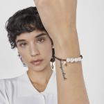 Браслет Tous Vermeil Silver Tous Nudos With Pearls, позолоченное серебро/жемчуг/коричневый - фото 4