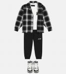 Рубашка в клетку с логотипом Amiri, черный - фото 2