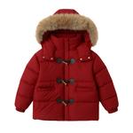Детская утепленная куртка с капюшоном PROTECTCAMEL, red - фото