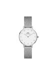 Наручные часы Petite Pressed Lumine 28 мм Daniel Wellington, белый - фото