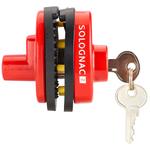 Запирающая спусковая скоба с красным замком SOLOGNAC, красный - фото 4