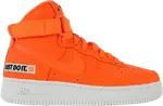Кроссовки Nike Air Force 1 High LV8 GS 'Just Do It', оранжевый - фото 2